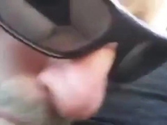 Guy blows me in the car spills the cum and licks it up 10