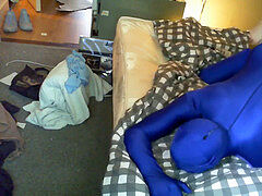 insatiable lycra zentai plumbed by his acquaintance