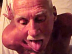 Homosexual, young cock, sucking grandpa