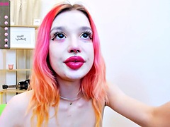 SEX IN THE MOUTH - PRIVATE MAEUP - FACE PIRSING - HEAVY LIPSTICK - DEEP SWALLOWING - YOUNG GIRL