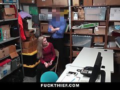 Hot Stepdaughter Had to Fuck Cop to Save Her Thief Mom