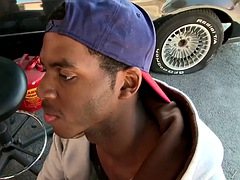 Amateur, Anal, Verga grande, Negro, Ébano, Gay, Al aire libre, Tatuaje
