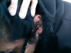 Married whore gives me head in her car