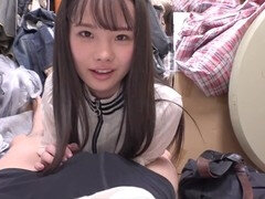 素人, アジア人, 中出し, 指いじり, 手コキする, 女子高生, ティーン, オッパイの