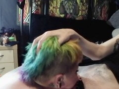 Facefuck, deep, inhaling