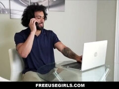 Blonde Teen Blake Blossom Gets Freeuse Anytime Sex with Big Cock James Angel