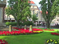 Agnes Nude in Public Nudity Video