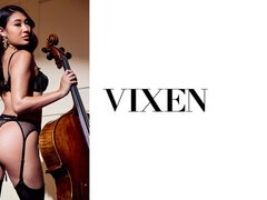 Asiatisch, Grosser arsch, Grosser schwanz, Blasen, Braunhaarige, Hundestellung, Dürr, Titten