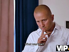 Husband gets up and leaves when neighbor's wife is getting naughty with him and his wife