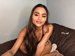 Amateur, Asiatique, Lingerie, Masturbation, Culottes ou slips, Solo, Jouets, Webcam