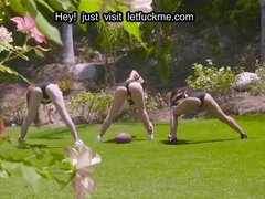 sexy friends get horny after football practice