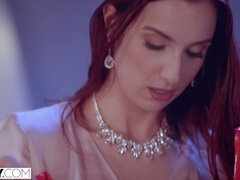 Shaven, petite, riding