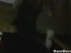 Enthousiasteling, Blond, Bruinharig, Slaapzaal, Olie, Doordringend, Dikke tepels, Mager