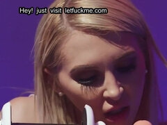 Grosse titten, Blondine, Blasen, Hardcore, Hd, Muschi, Abendanzug, Titten