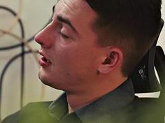 Pijpbeurt, Universiteit, Sperma shot, Homo, Harig, Buiten, Realiteit, Zoon