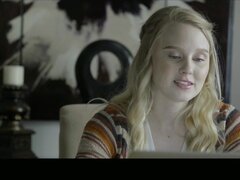 Blonde, Sucer une bite, Éjaculation interne, Tir de sperme, Hard, Hd, Argent, Nénés