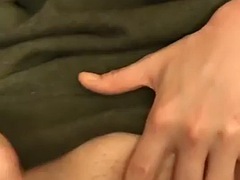 Azriel is back edging her hard erect spasming clit while standing with hip thrusting orgasms