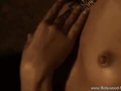 素人, アジア人, 茶髪の, ダンス, エロティック, 母, ヌード, オッパイの