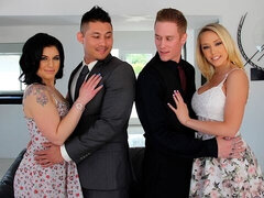 Grote lul, Blond, Pijpbeurt, Hakken, Reusachtig, Natuurlijke tieten, Lang, Vrouw