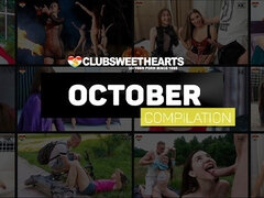Club, Compilation, Femelle, Lesbienne, De plein air, Chatte, Serré, Jouets