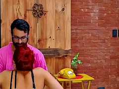 Leie, Handjob, Hardcore, Lesbisch, Rotschopf, Titten