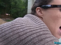 素人, フェラチオ, 車, 人形, アウトドア, 公共, オマンコ, ティーン