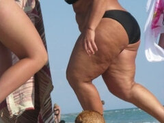 Mega Bootie Supersized Big Beautiful Women And Ssbbw Beach Candid - Sbbw