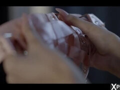 Pies, Flexible, Fetiche de pies, Lencería, Nylon, Pequeña, Coño, Esposa