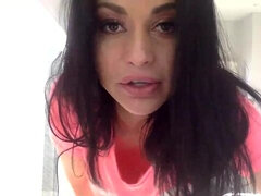 Brunette brune, Doigter, Masturbation, Mère que j'aimerais baiser, Solo, Nénés, Jouets, Webcam