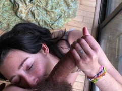 Gargle, face fuck, pov