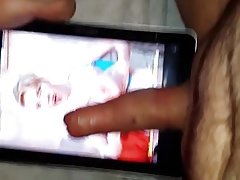 cumtribute on casey's face