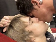アナル, お尻, フェラチオ, カップル, イく瞬間, ゲイ, キス