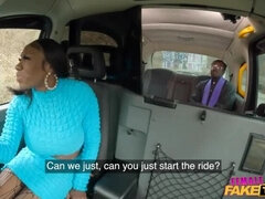 Big Booty Ebony Mystique Takes a Priest for a Wild Ride in Fake Taxi