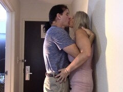 Big butt, standing sex, amateur couple