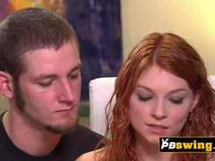 Blonde, Brunette brune, Couple, Groupe, Mère que j'aimerais baiser, Orgie, Chevaucher, Echangistes