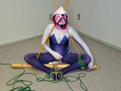 Bdsm, Bondage, Electro, Mask, Masturbation, Mom, Spandex, Toys
