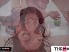 Pijpbeurt, Latijnse vrouw, Ondergoed, Natuurlijk, Tatoeage