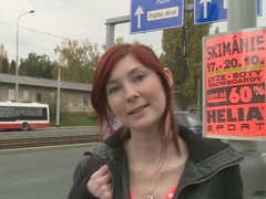 Blowjob, Fingering, Handjob, Outdoor, Pussy, Redhead, Teen, Voyeur
