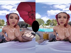 Gros cul, Grosse bite, Gros seins, Tir de sperme, Massage, Piscine, Pov, Rousse roux