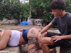 お尻, 変態, エロ熟女, フィストファック, 手コキする, ハードコア, 熟年, アウトドア