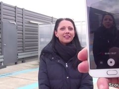 Leie, Tussi, Grosser schwanz, Blasen, Braunhaarige, Studentin, Deutsch, Natürlichen titten