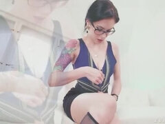 Tattooed Lesbians Anal Fuck and Squirt in Shower Orgy - Kristy Black, Megan Inky