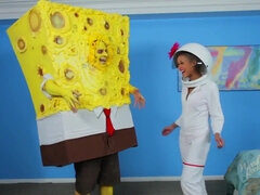 Spongebob Intercourse - Spongeknob Squarenuts With Skin Diamond