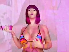 Leie, Grosse titten, Blasen, Spermaladung, Fetisch, Handjob, Pov, Titten