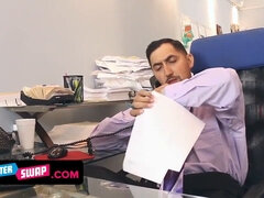 Katalina Mills and Gigi exchange their hot blonde bodies in a wild swap