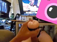 Jerk2porn moan, cum shot, loud guy moaning