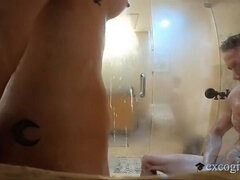 Blondine, Spermaladung, Kehlenfick, Aufs gesicht abspritzen, Handjob, Hd, Pov, Spielzeuge