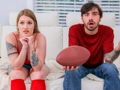 Culo grande, Rubia, Mamada, Polla, Estilo perrito, Peludo, Tatuaje, Adolescente