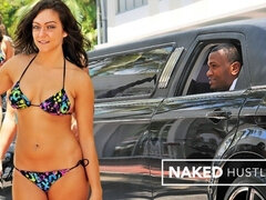 素人, ビーチ, デカチン, ビッチ, フェラチオ, 茶髪の, 公共, 現実