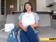 Entrevista, Gorda, Tetas grandes, Mamada, Garganta profunda, Sexo duro, Latina, Sexo fuerte